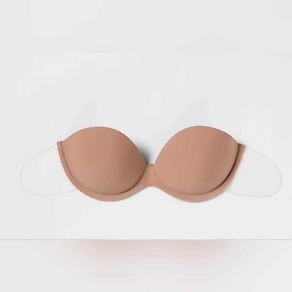 NEW Nude Strapless Adhesive Bra A Cup (any band width)